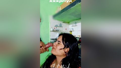 Happy New Year – Desi Slut Maid With Huge Ass & Voluptuous Boobs Fucked Hard In The Kitchen. Real Indian Cum Dumpster