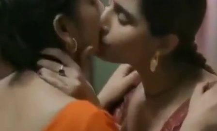 Lesbian Kiss With Hot Indian