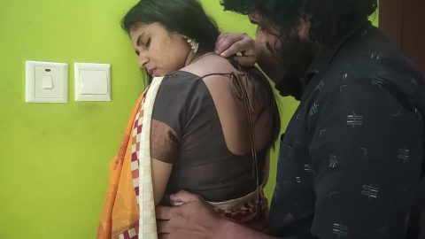 Valentine S Day – Vaishnavy And Sharun Raj Long Lip Lock , Mallu Couple Hot Lip Lock, Lip Lock In Saree, Saree Romance With Hot Lip Lock