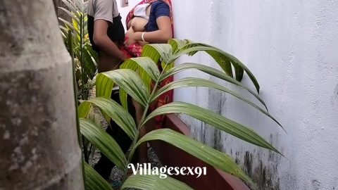 House Garden Clining Time Sex A Bengali Wife With Saree In Outdoor ( Official Video By Villagesex91)