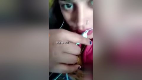 Today Exclusive- Horny Bhabhi Showing Her Pussy To Lover On Video Call 2
