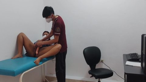 Horny In The Office With 18 Years