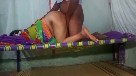 Hot Tamil Saree Aunty Doggy Style At Homemade