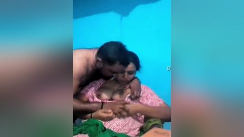 Exclusive- Sexy Indian Wife Boob Sucking By Hubby