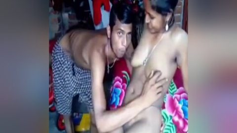 Indian Aunty With Young Guy Desi Mms Sex Recorded