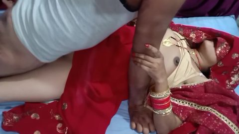 Everbest Homemade Newly Married Wife Xxx Fuck Wedroom With First Night And Desi Bhabhi