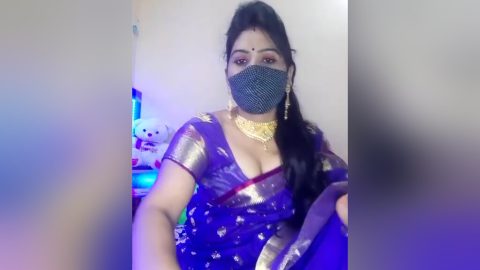 Today Exclusive- Sexy Bhabhi Showing Her Boobs And Pussy 3