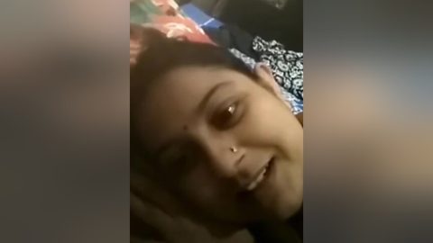 Shy Desi Bhabhi Selfie Topless Video