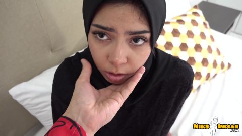 Muslim Hijabi Teen 18+ Caught Watching Porn And Gets Ass Fucked By Step Bro