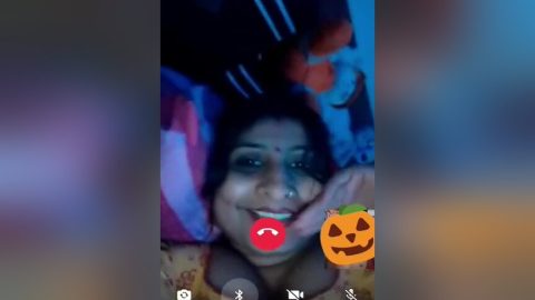 Exclusive- Horny Indian School Teacher Showing Her Boob On Video Call
