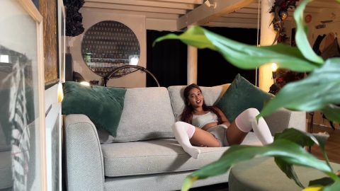 Neighbour Caught Spying On Petite Desi Miaz And Fucks Her Good