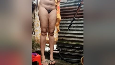 Bangladeshi Hot Village Bhabi In Bathroom. Shower Naked Of Desi Stunning Bhabi