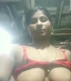 Big Boob Village Wife Exposing Herself On Selfie Cam