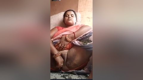 My Step mother Show Her Big Ass And Boobs And Fingerings In Video Call And We Are Handjob