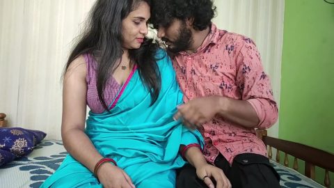 Saree Removal And Hot Romance With Sex By Vaishnavy And Sharun Raj, Mallu Couple Hot Saree Removal Romance And Doing Sex