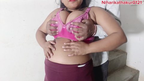 On Teddy Day, I Slapped My Girlfriends Pussy Through Her Pant Hole And Cummed On Her Ass