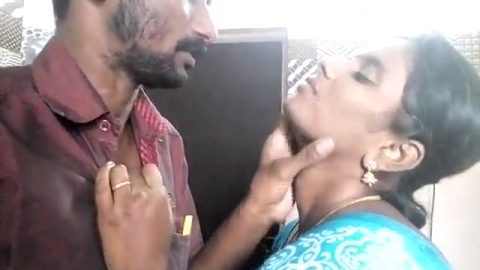Tamil Couple Kissing