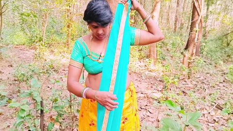 Outdoor Jungle Sex. Desi Bhabi Fucking Husbends Small Stepbrother Big Dick In Forest. Telugu Dirty Talks
