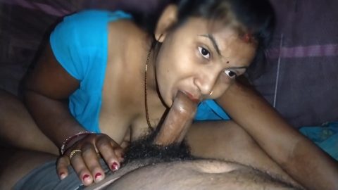 Desi Bhabhi Sucked Tremendous Cock