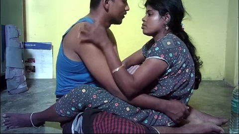 Indian Village House Wife Romantic And Big Boons Pressing