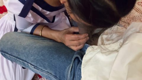 Indian Blowjob – Closeup Indian Took Creampie From Teachers Big Black Dick After Math Class