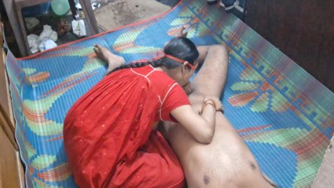 Bhabhi Give Her Boyfriend Blowjob And Handjob